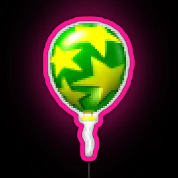 Green Balloon Sprite RGB Neon Sign