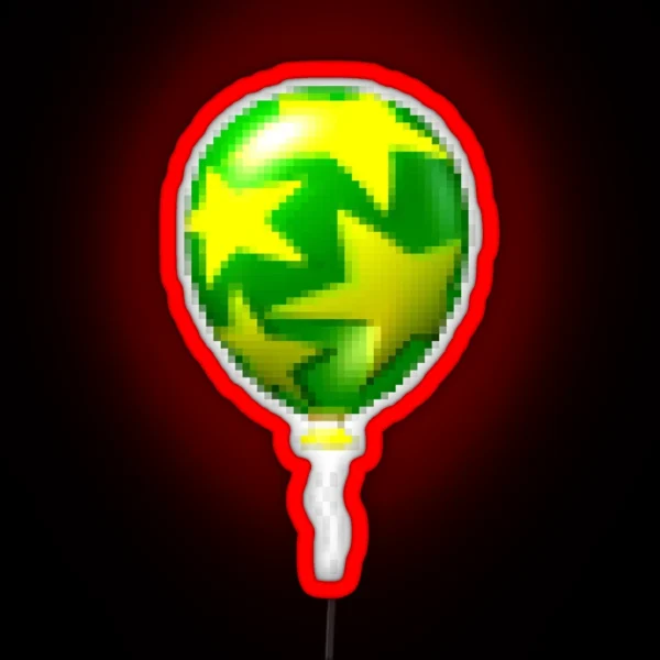 Green Balloon Sprite RGB Neon Sign