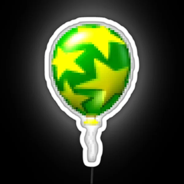 Green Balloon Sprite RGB Neon Sign