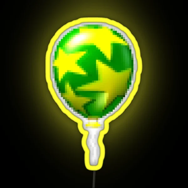 Green Balloon Sprite RGB Neon Sign