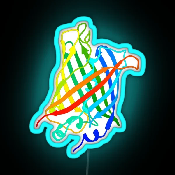 Green Fluorescent Protein GFP RGB Neon Sign
