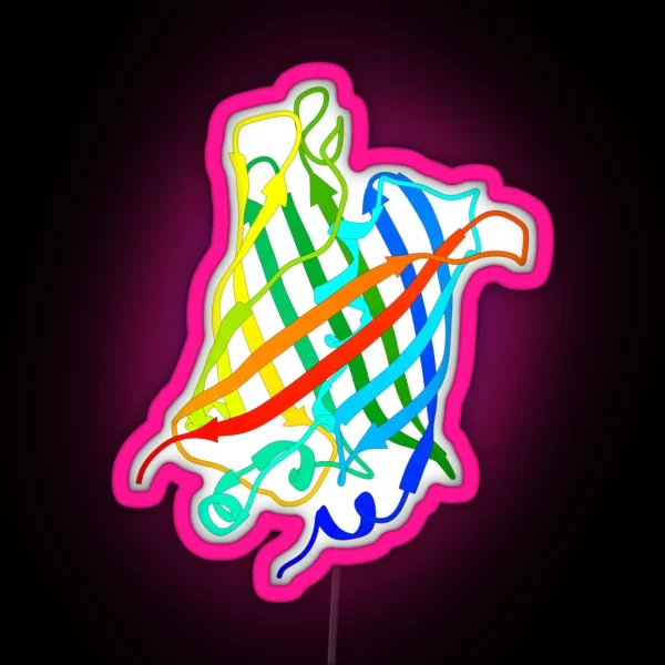 Green Fluorescent Protein GFP RGB Neon Sign