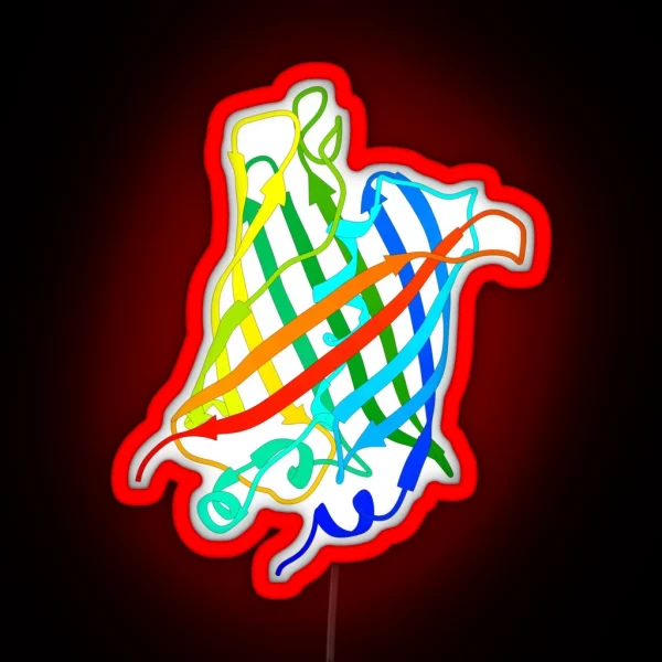 Green Fluorescent Protein GFP RGB Neon Sign
