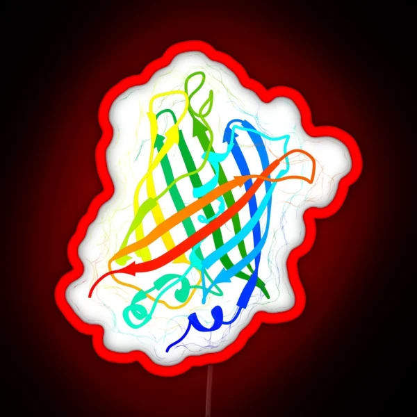 Green Fluorescent Protein RGB Neon Sign