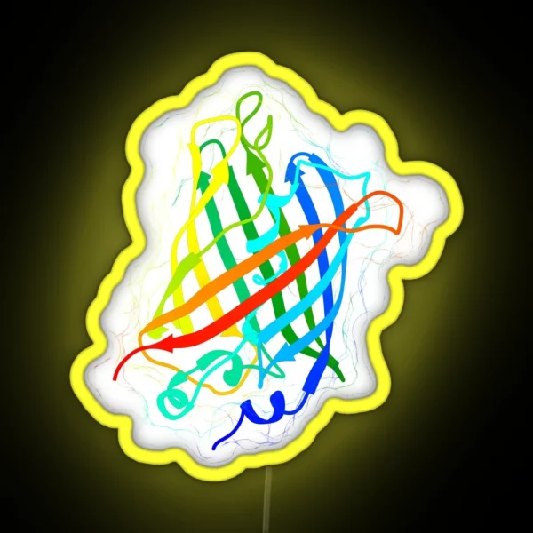 Green Fluorescent Protein RGB Neon Sign
