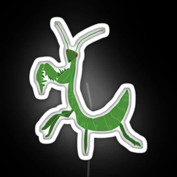 Green Grasshopper RGB Neon Sign