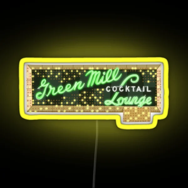 Green Mill Cocktail Lounge RGB Neon Sign