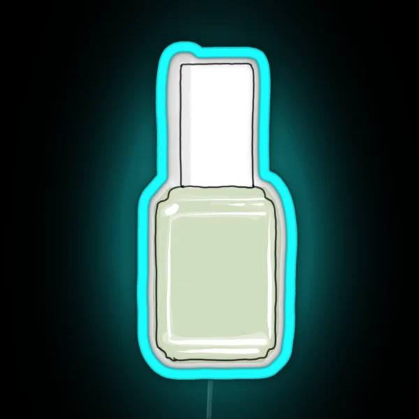 Green Nail Polish Led RGB Neon Sign