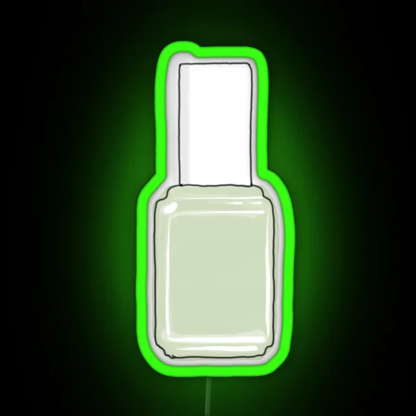Green Nail Polish Led RGB Neon Sign