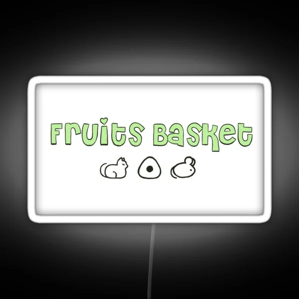 Green Y2K Fruits Basket RGB Neon Sign