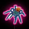 Greenbottle Blue Tarantula With Khaki Outline RGB Neon Sign - Image 6
