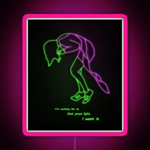 Greenlight Lorde Lyrics RGB Neon Sign