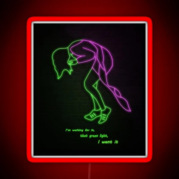 Greenlight Lorde Lyrics RGB Neon Sign