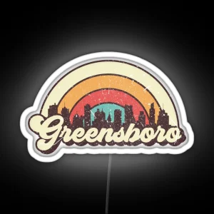 Greensboro City Gift RGB Neon Sign