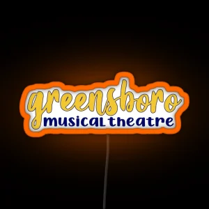 Greensboro Musical Theatre RGB Neon Sign