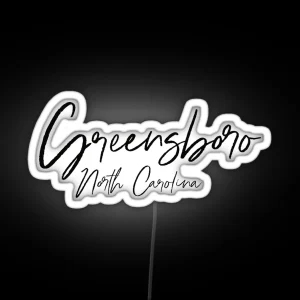 Greensboro North Carolina Led RGB Neon Sign