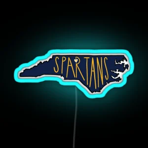 Greensboro Spartans RGB Neon Sign