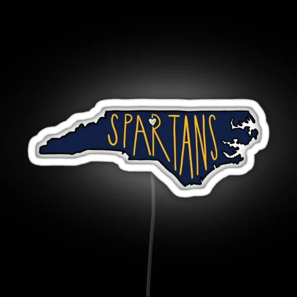 Greensboro Spartans RGB Neon Sign
