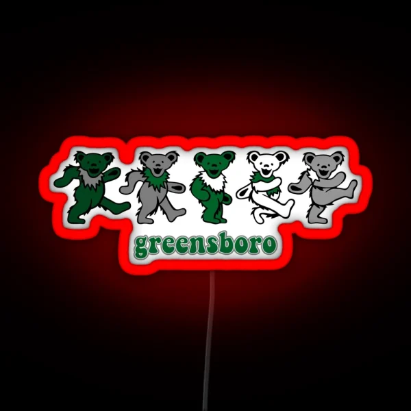 Greensboro University Pride RGB Neon Sign