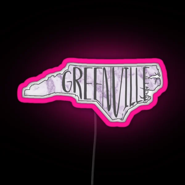 Greenville RGB Neon Sign