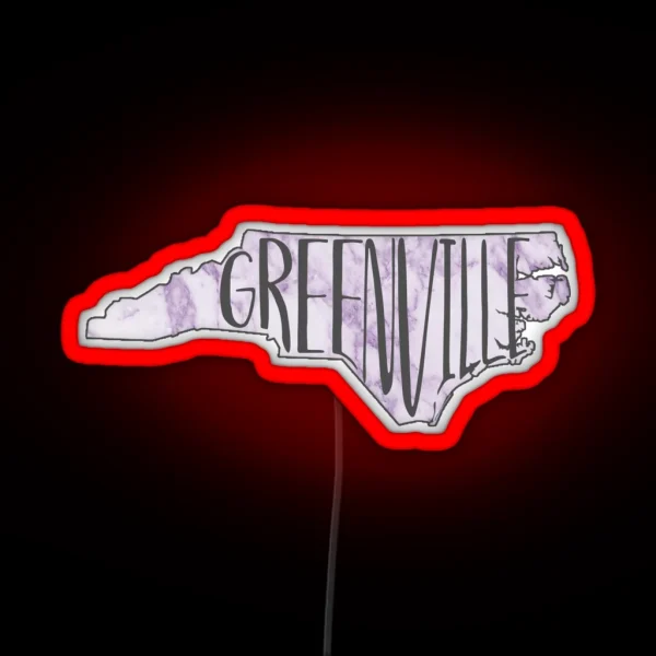 Greenville RGB Neon Sign