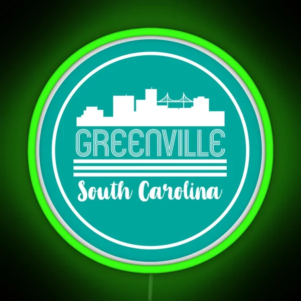 Greenville RGB Neon Sign