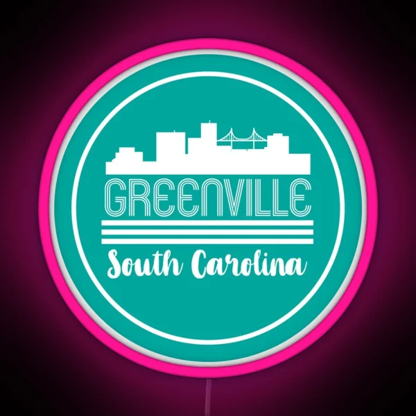 Greenville RGB Neon Sign