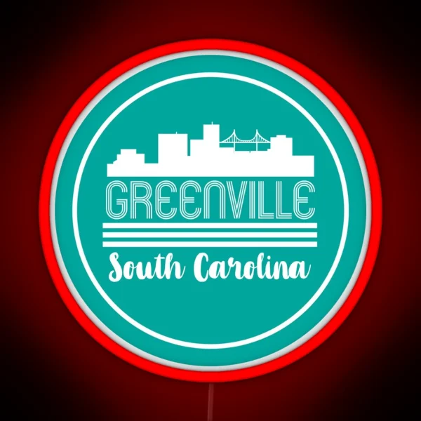 Greenville RGB Neon Sign