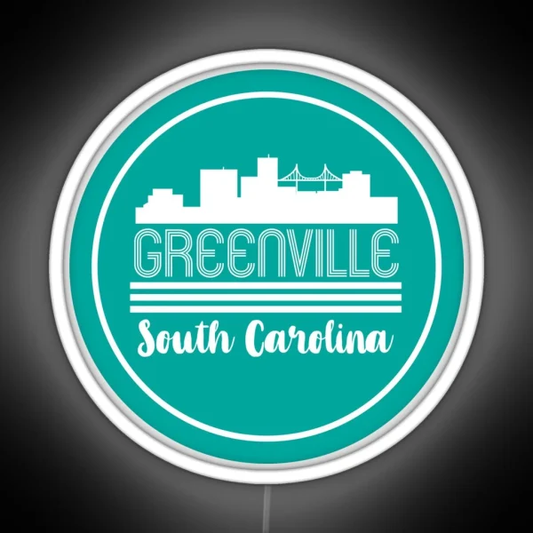 Greenville RGB Neon Sign