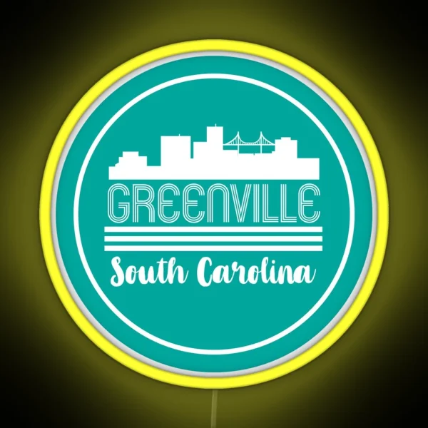 Greenville RGB Neon Sign