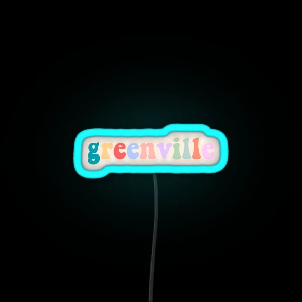 Greenville RGB Neon Sign