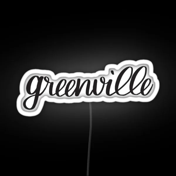 Greenville RGB Neon Sign