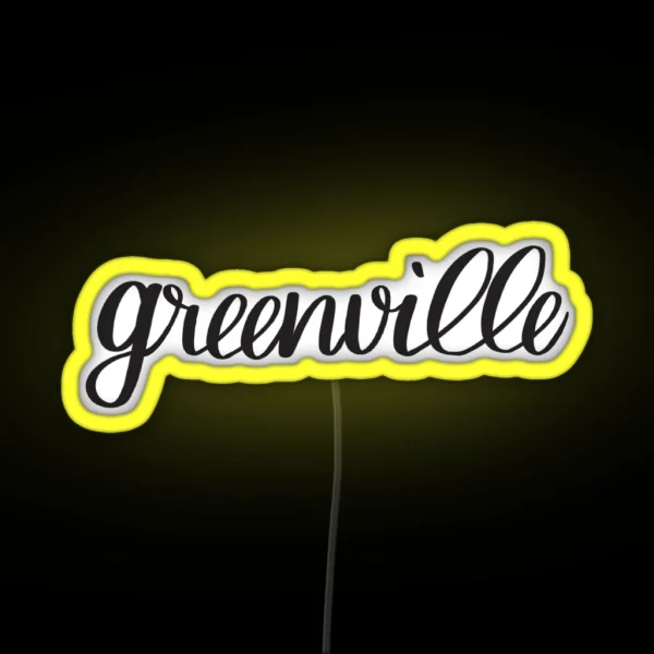 Greenville RGB Neon Sign