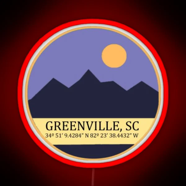 Greenville SC RGB Neon Sign