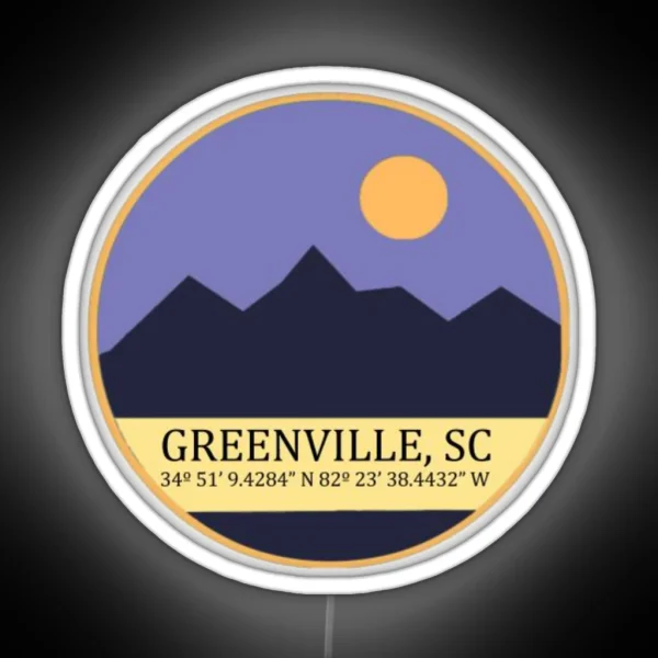 Greenville SC RGB Neon Sign