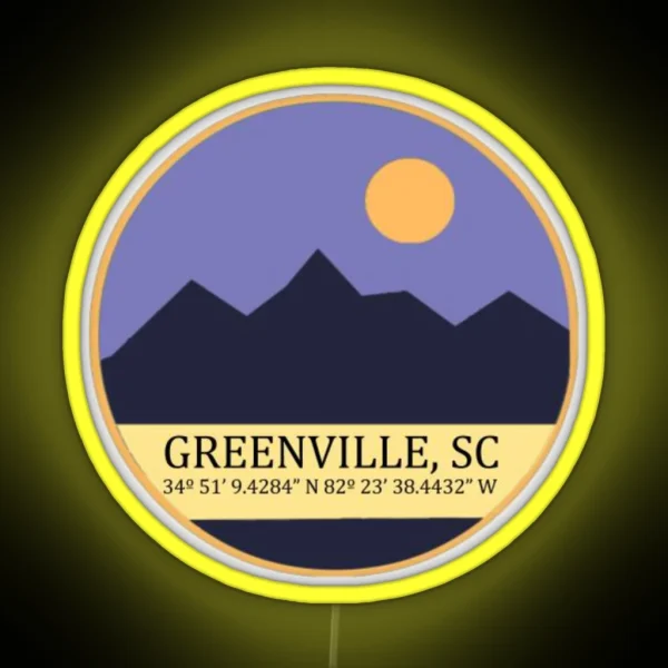 Greenville SC RGB Neon Sign