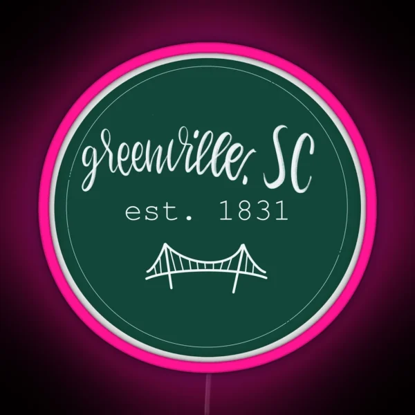 Greenville SC RGB Neon Sign