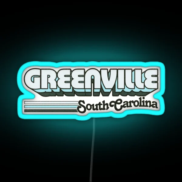 Greenville SC RGB Neon Sign