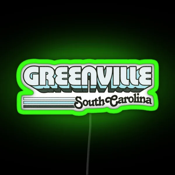 Greenville SC RGB Neon Sign