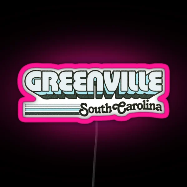 Greenville SC RGB Neon Sign