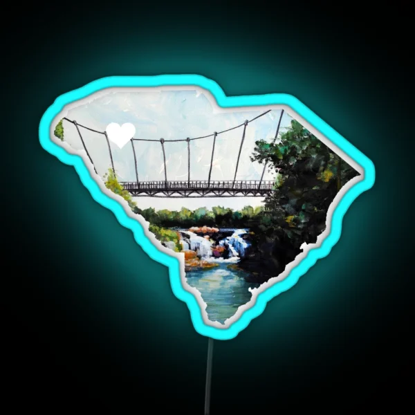 Greenville South Carolina Is The Beesknees RGB Neon Sign