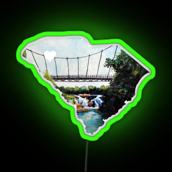 Greenville South Carolina Is The Beesknees RGB Neon Sign