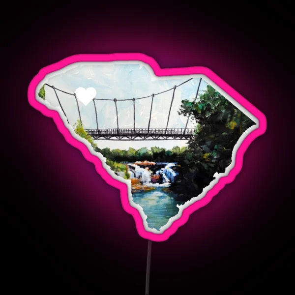 Greenville South Carolina Is The Beesknees RGB Neon Sign