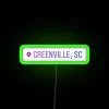Greenville South Carolina Location RGB Neon Sign - Image 4