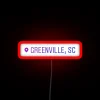 Greenville South Carolina Location RGB Neon Sign - Image 2