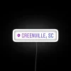 Greenville South Carolina Location RGB Neon Sign - Image 5