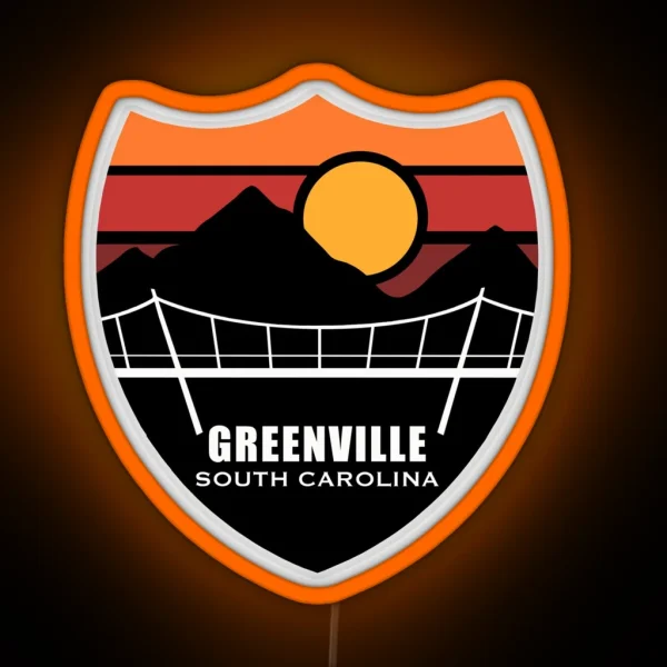 Greenville South Carolina RGB Neon Sign