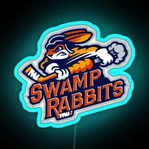 Greenville Swamp Rabbits GREENVILLE SWAMP RABBITS RGB Neon Sign