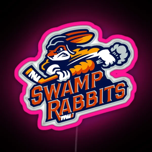 Greenville Swamp Rabbits GREENVILLE SWAMP RABBITS RGB Neon Sign