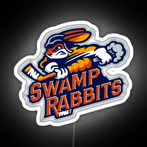 Greenville Swamp Rabbits GREENVILLE SWAMP RABBITS RGB Neon Sign
